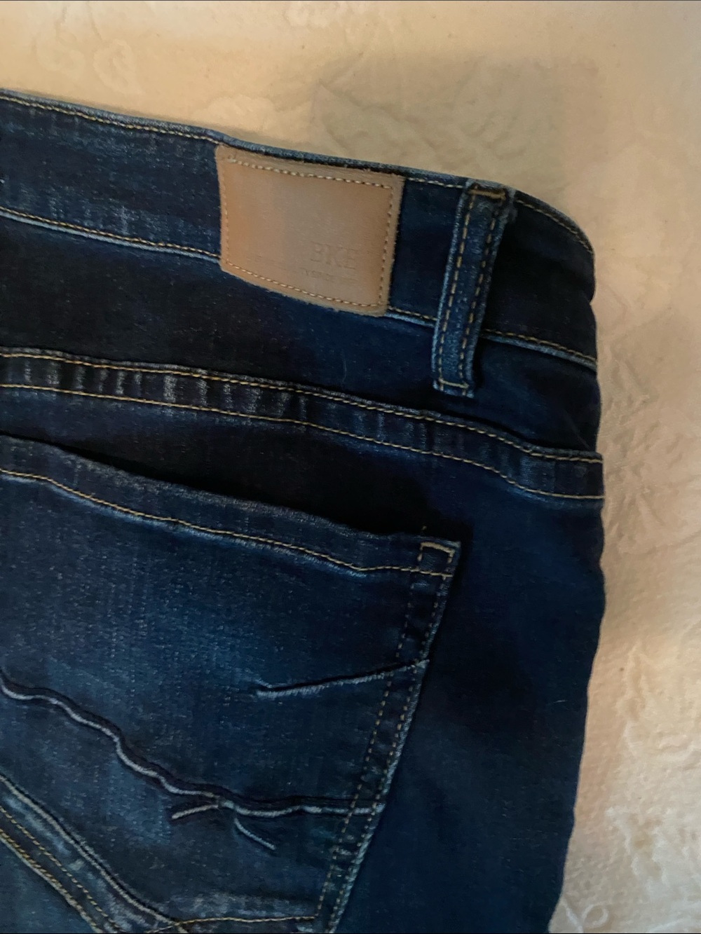 BKE Dark Indigo Flare Jeans - Picture 4 of 6